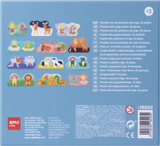 Yoga Puzzle with 24 XL pieces for children +3 years from APLI