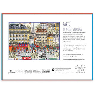 Galison 1000 brikker puslespil - Forår i Paris
