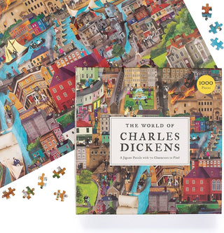 Køb Laurence King puslespil - Charles Dickens - 1000 brikker fra Laurence King hos boxquiz.dk